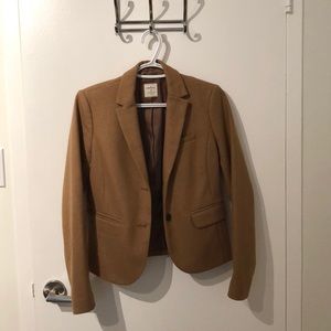 Camel wool academy blazer from Gap